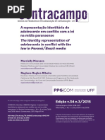 MORESCO, Marcielly. a Representação Identitária Do Adolescente Em Conflito Com a Lei Na Mídia Paranaense (Revista Contracampo UFF)