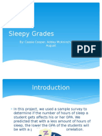 Sleepy Grades Powerpoint