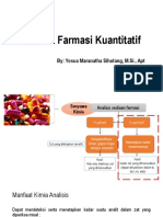 Analisa Farmasi Kuantitatif