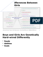 Genetic Differences Between Boys and Girls