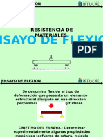 Ensayo flexión resistencia materiales