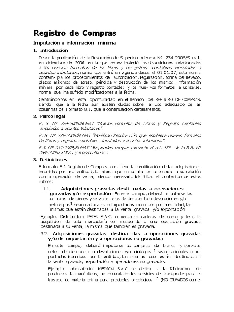 Registro de Compras y Ventas | PDF | Contabilidad | Impuestos