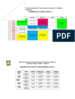 horario 2016 tumpa