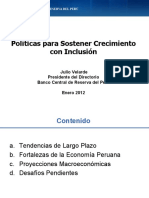 Políticas crecimiento con inclusion