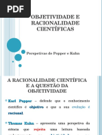 Objetividade e Racionalidade Científicas Popper e Kuhn