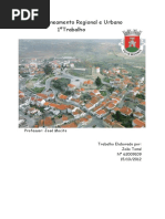 Planeamento Regional e Urbano de Belmonte