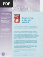 Pro Life Campaign Ireland Newsletter - Birthright Winter 2002