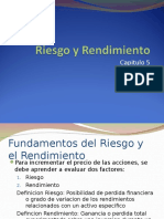 Riesgo y Rendimiento CAPITULO 5