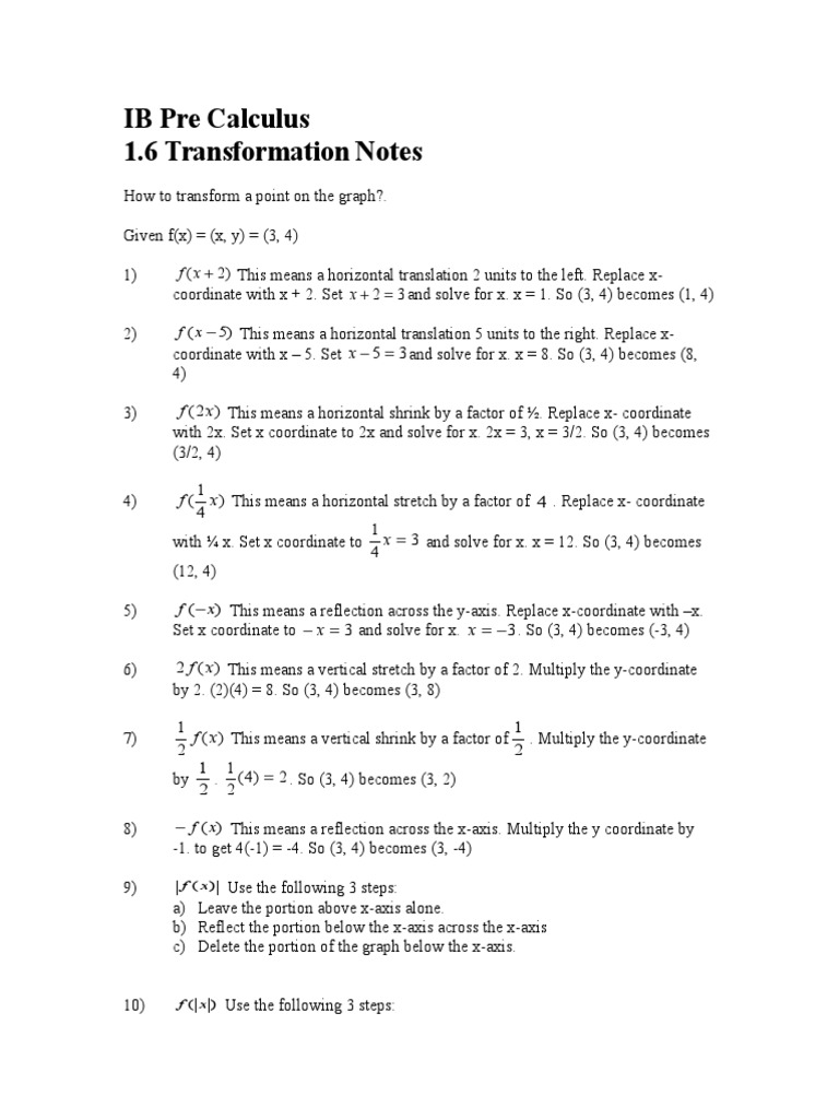 Graph Transformations Explained | PDF