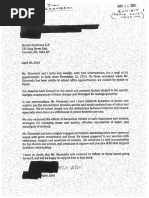 Letter fom Jian Ghomeshi's therapist