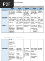 Bridges PCS - Elementary Lesson Plan Template
