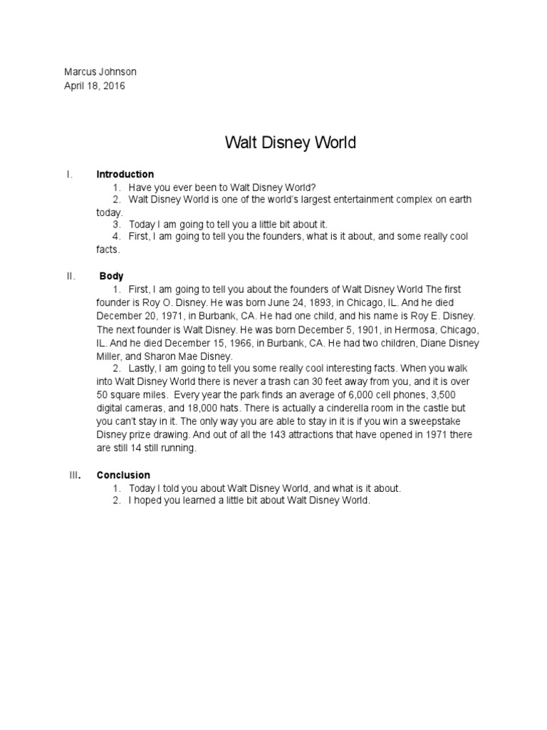 Waltdisneyworld | PDF