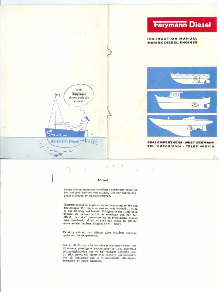 Farymann Diesel Engine Manual