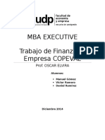 MBA UDP - Trabajo Finanzas II