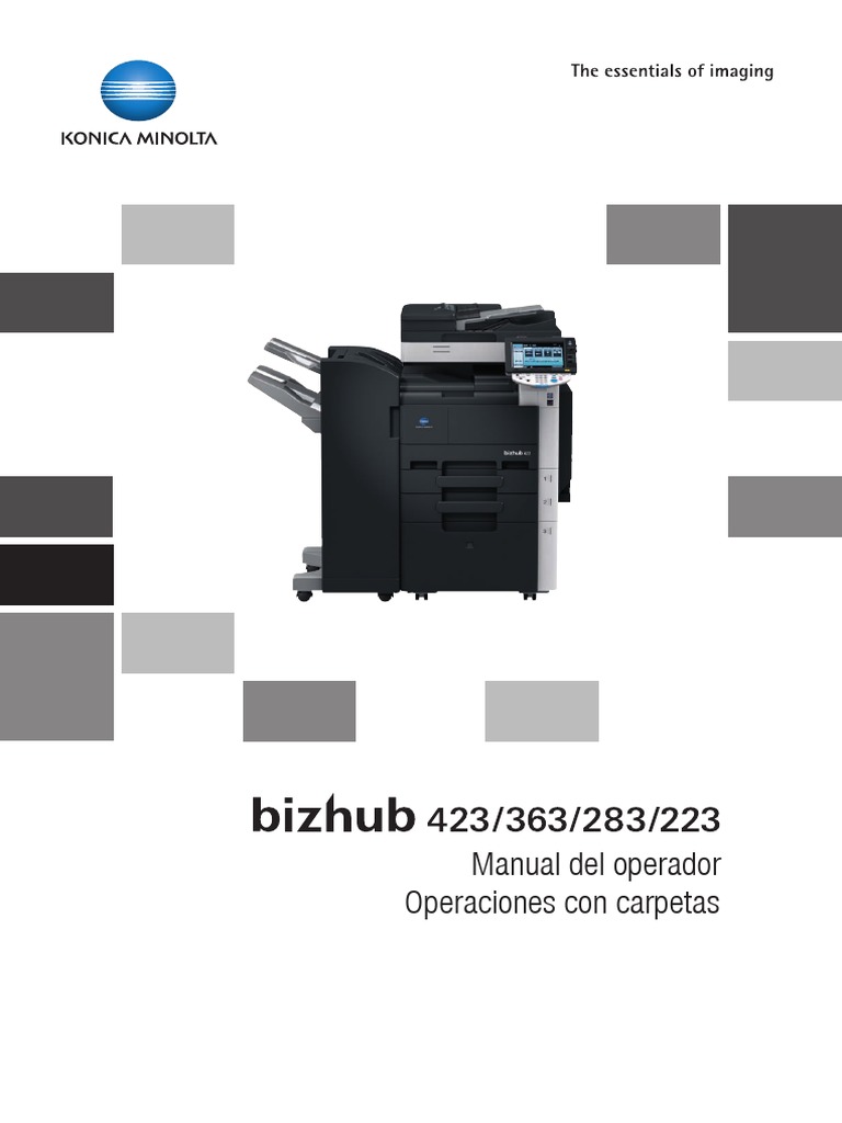 Bizhub 423 363 283 223 - Ug - Box - Operations - Es - 1 1 1 | PDF | Fax ...