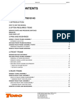 Manual de Partes Toro 0010 Table of Contents
