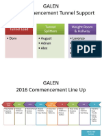 Staff Placement Diagrams Commencement 2016
