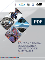 Política Criminal Guatemala 2015-2035