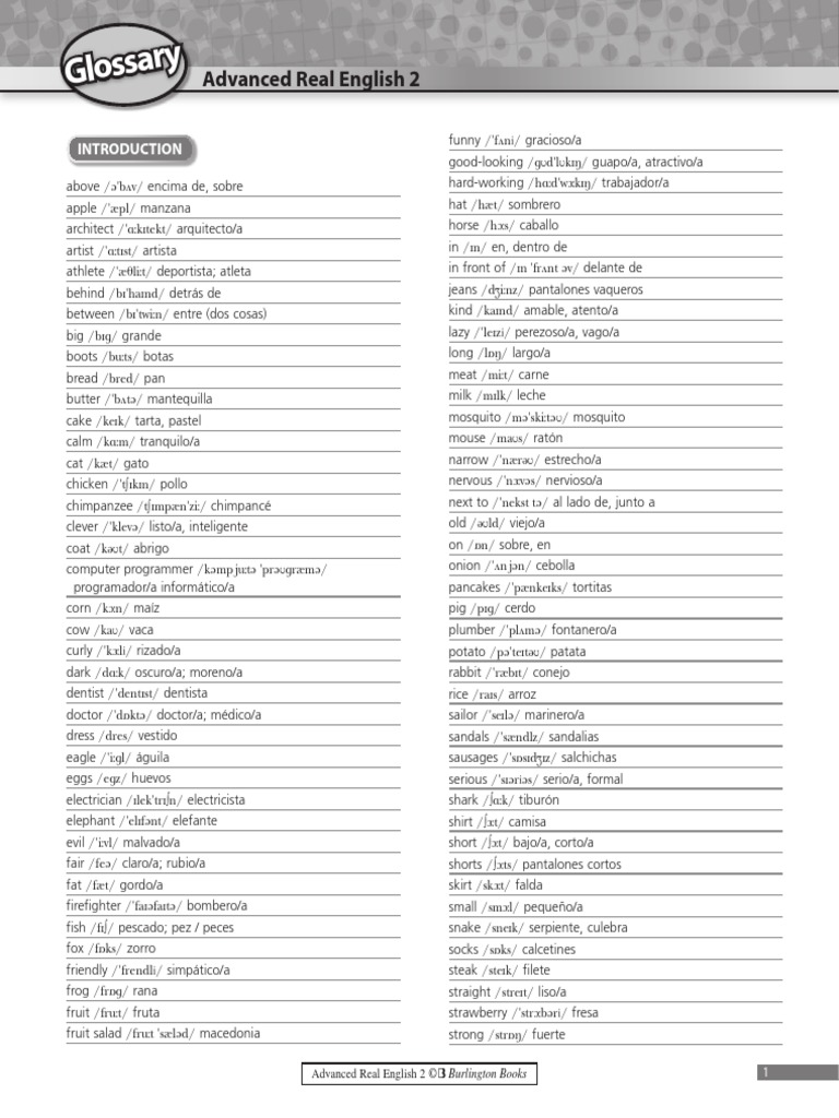 y eso que es in english