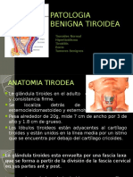 Patologia Benigna Tiroidea 2015 GB