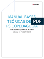 Manual Bases Teóricas de La Psicopedagogía