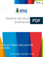 Batería de Técnicas de Evaluación