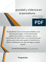 Impunidad y Violencia en El Periodismo: Laura Leticia Lora Vázquez A01375370