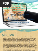Download Presentasi - Analisis Pengaruh Kualitas Pelayanan Nasabah Terhadap Kepuasan Nasabah Bank Bri Kanca Hayam Wuruk Jakarta by Hanifah Fathin Nasution SN312312424 doc pdf