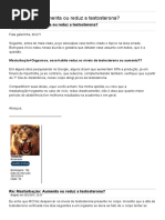 Masturbação_ Aumenta Ou Reduz a Testosterona