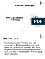 Teknik Capital Budgeting