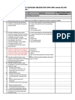 Form Identifikasi Capaian Indikator SPM-SNP SD - MI