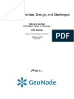 Geonode Motivations, Design, and Challenges: Uc Berkeley School of Information