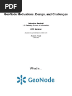 Geonode Motivations, Design, and Challenges: Uc Berkeley School of Information