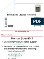 Biomass To Liquids Research