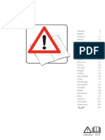 Notas de Seguridad Lavadora Vapor