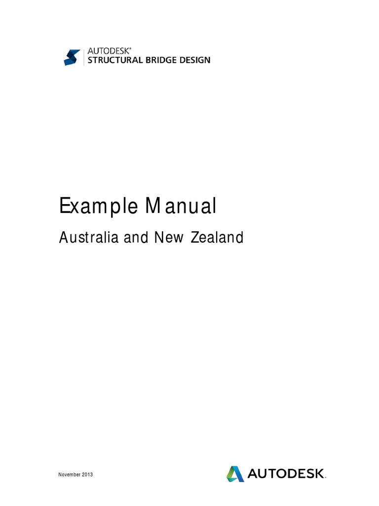 Structural Bridge Design Example Manual New Zealand & Australia PDF