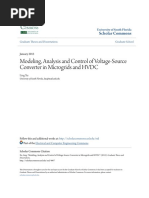 Modeling Analysis and Control of Voltage-Source Converter in Mic