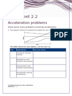 IGCSE Physics Worksheet 2.2