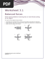 IGCSE Physics Worksheet 3.1