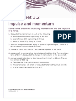 IGCSE Physics Worksheet 3.2