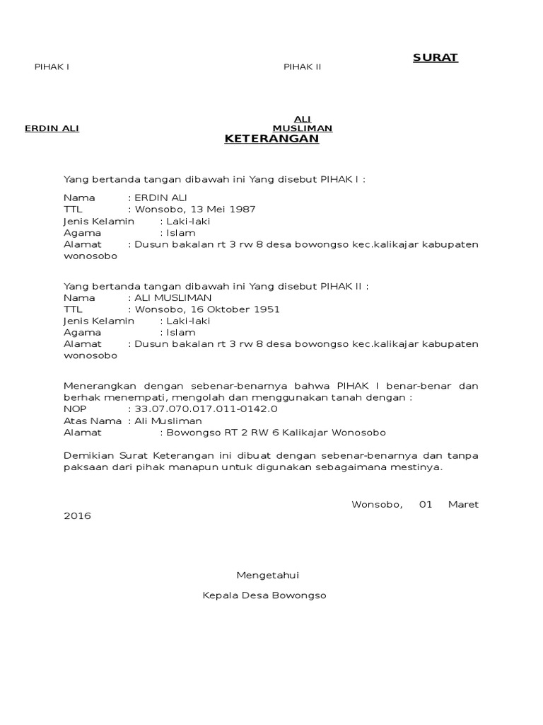 Pentingnya Surat Kepemilikan Tanah