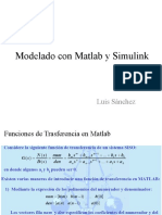 Modelado en Matlab y Simulink