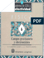 Cuaderno de COU y Selectividad Física 6 Campos Gravitatorio y Electrostático
