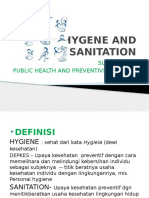 Hygene and Sanitation