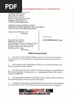 Download Private Investigator Susan Daniels Court Affidavit Regarding Obamas Social Security Numbers by ObamaRelease YourRecords SN31235646 doc pdf