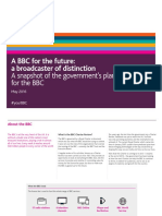 DCMS BBC Charter Review 2016 Summary