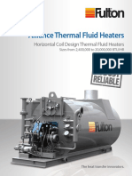 Horizontal Coil Design Thermal Fluid Heaters