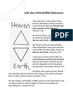 Heaven and Earth' Star of David Bible References