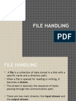 13 File Handling