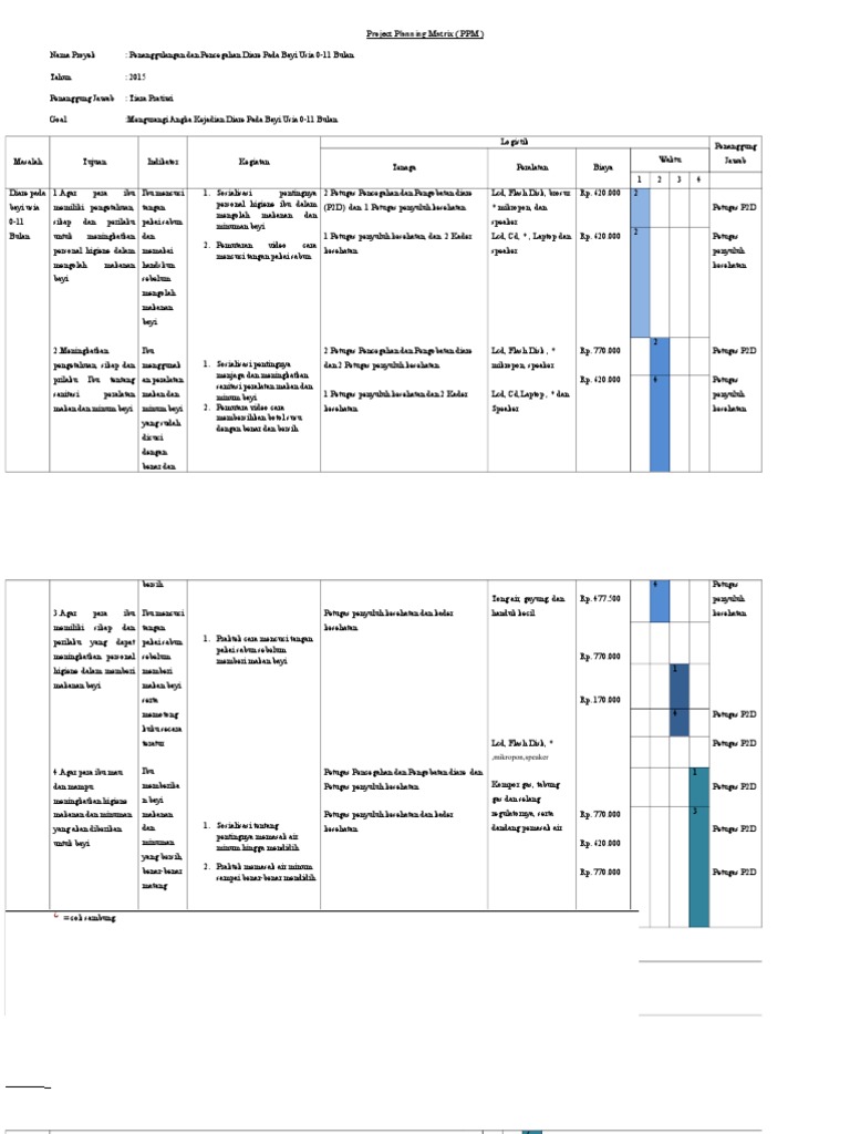 Project Planning Matrix
